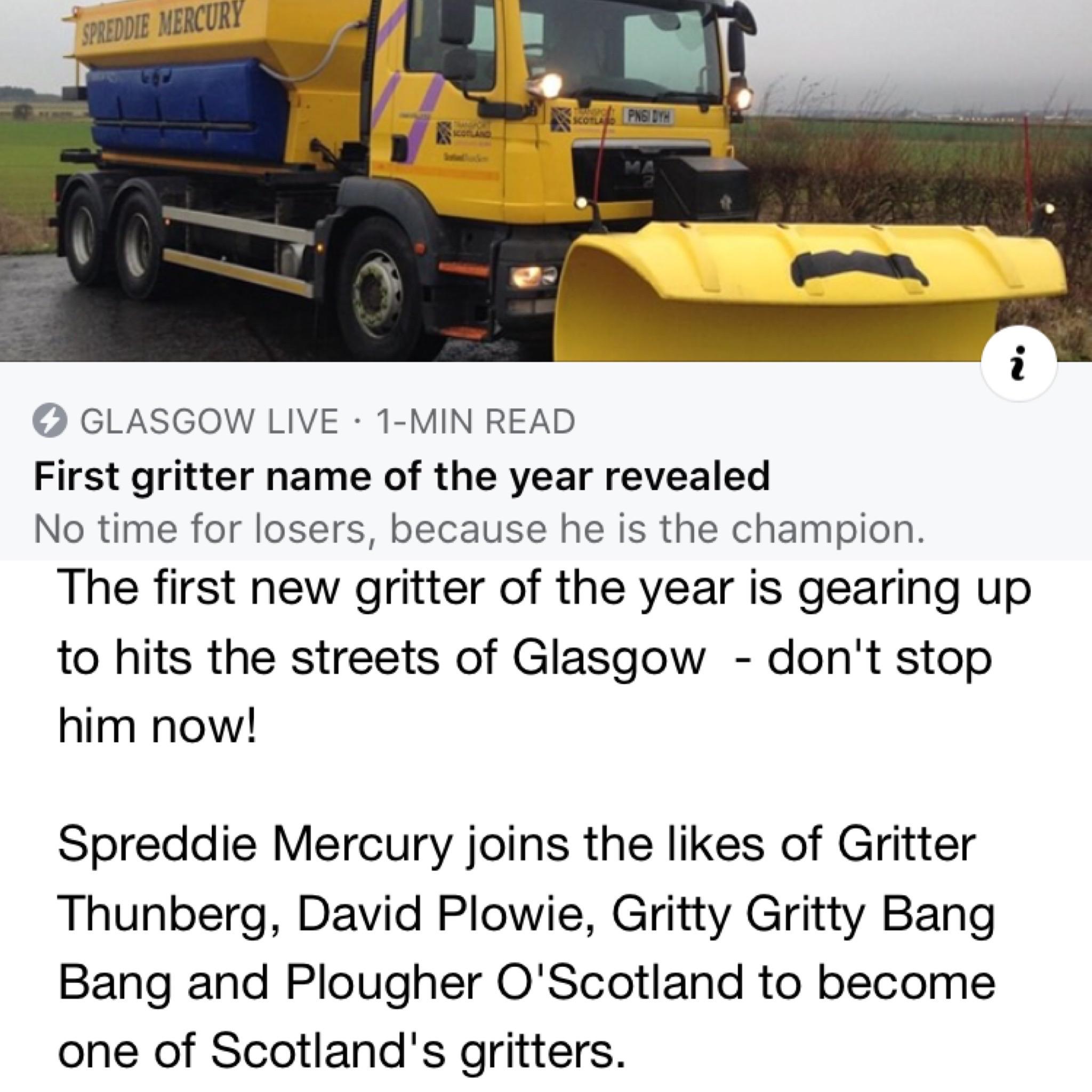 The gritters of Scotland