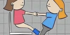 Why women go to the loo in pairs.