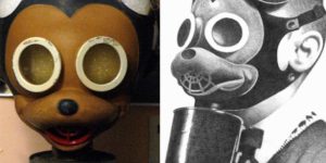 After the attack on Pearl Harbor, the US military issued Mickey Mouse gas masks to kids because they were supposedly less scary. Supposedly…