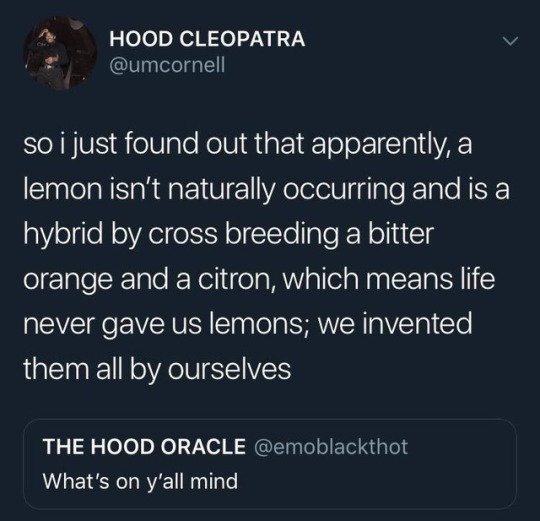 Life never intended for us to deal with lemons...