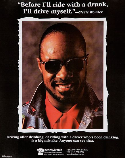 Stevie Wonder made pretty good pUbLiC sErViCe aNnOuNcEmEnTs. 