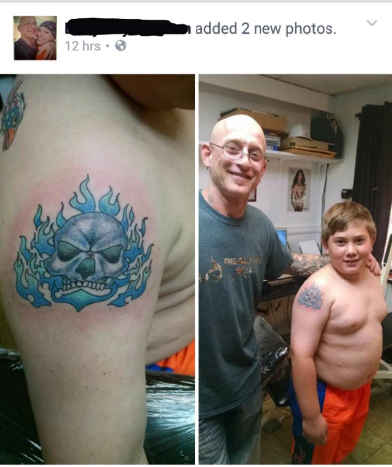 PSA: Tattooing minors is legal in West Virginia with parental consent.