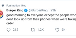 Burger King is feeling feisty this morning
