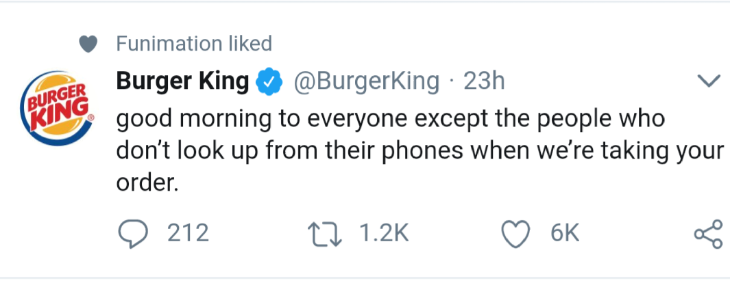 Burger King is feeling feisty this morning