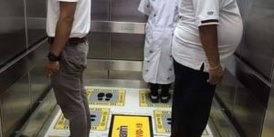 How to stay safe, in an elevator, in a hospital, in Thailand.