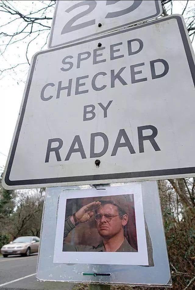 At ease, Radar.