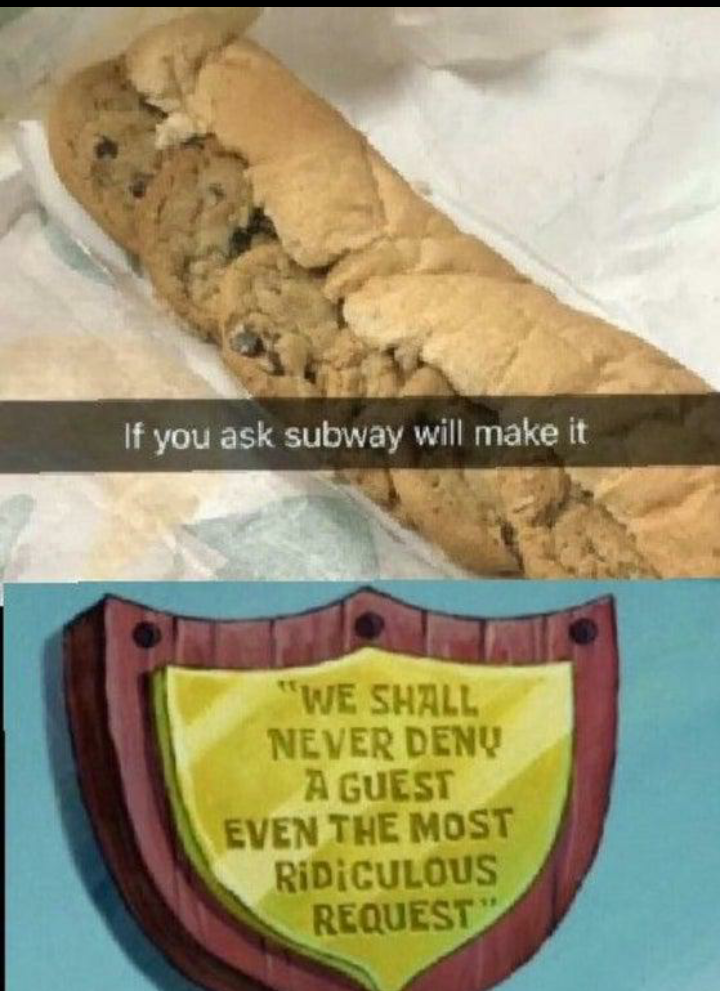 Subway store secret menu