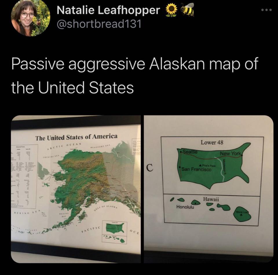 Alaska deserves fair map recognition. 