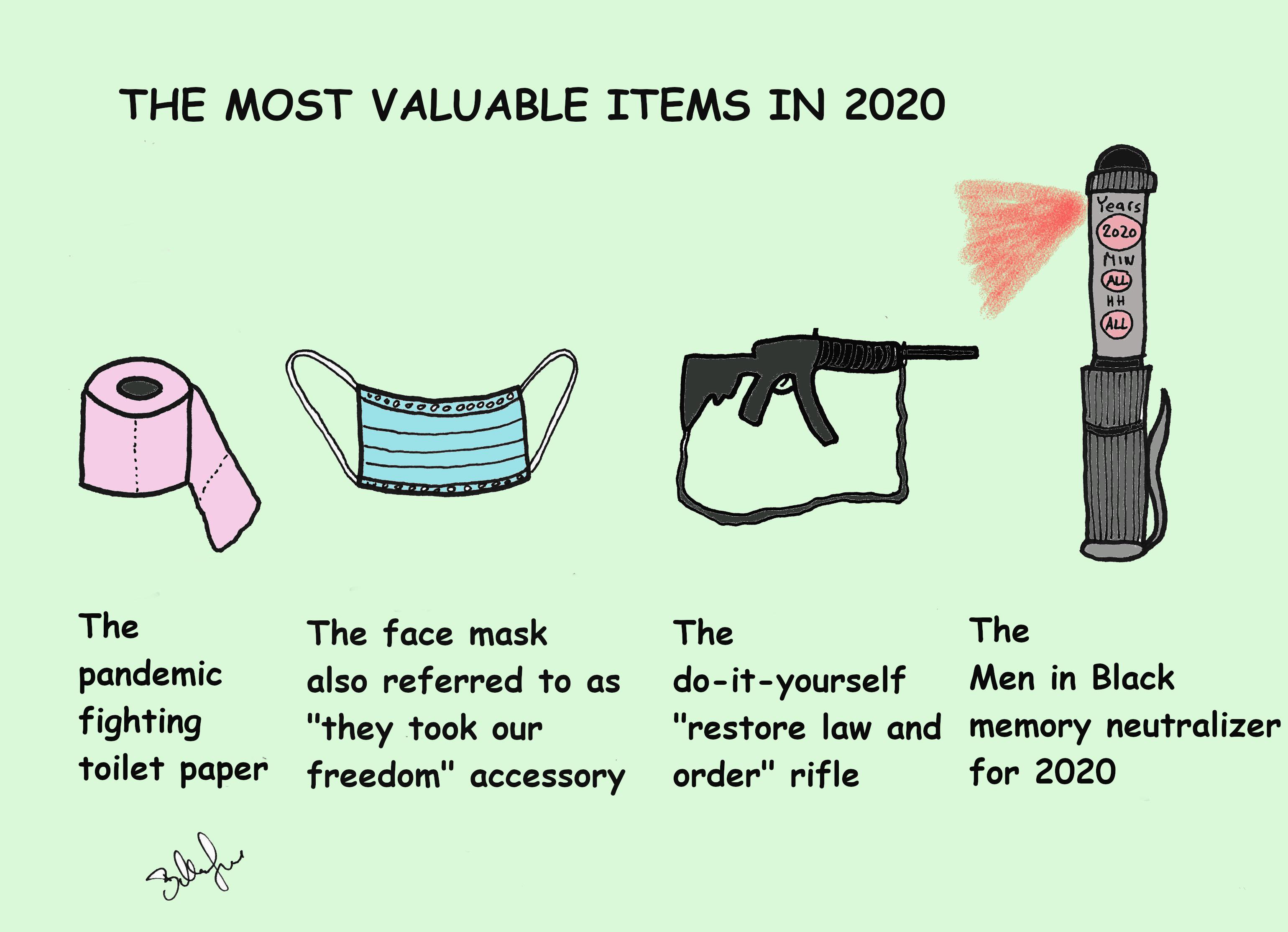 The most valuable items of 2020