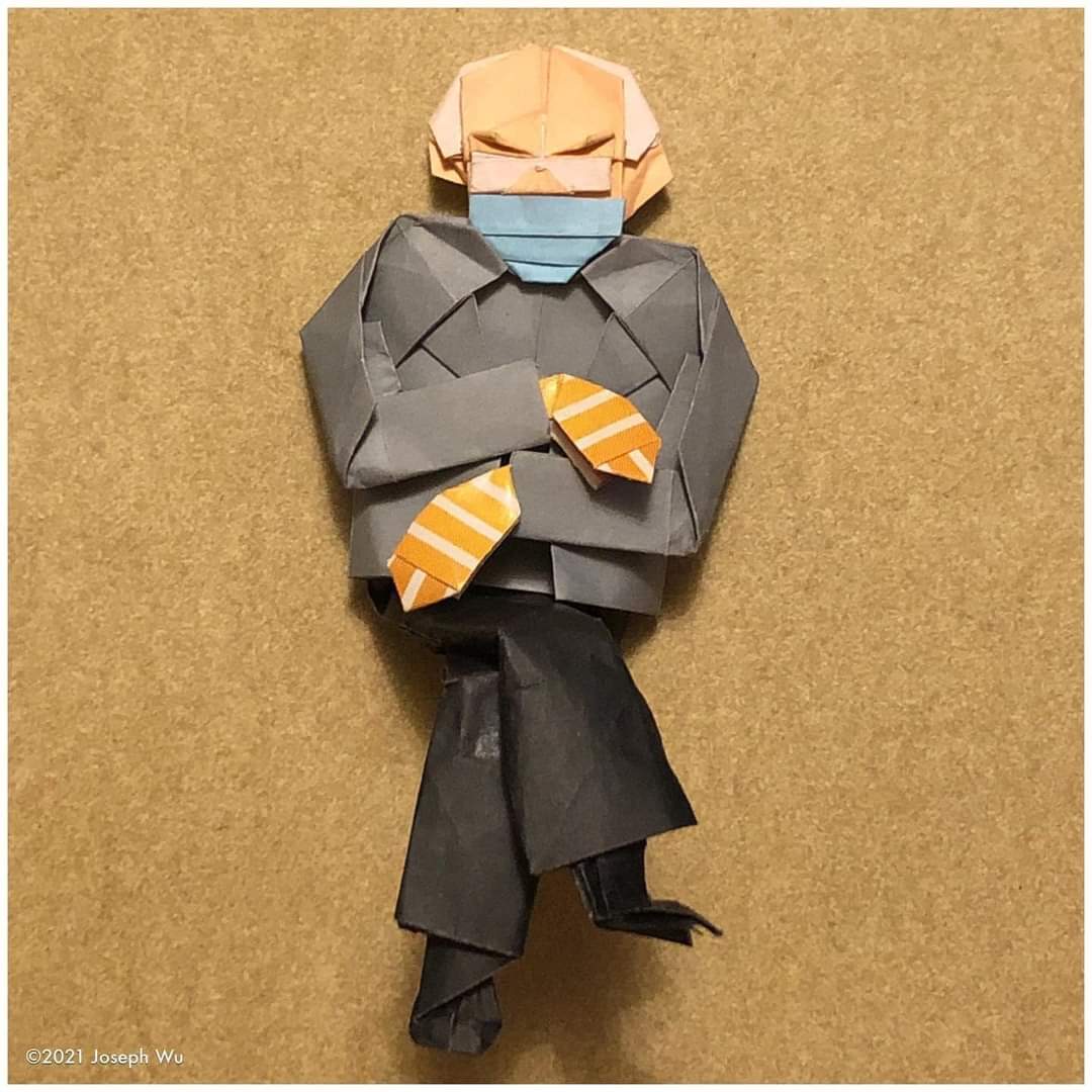 The origami is displeased with your overall performance.