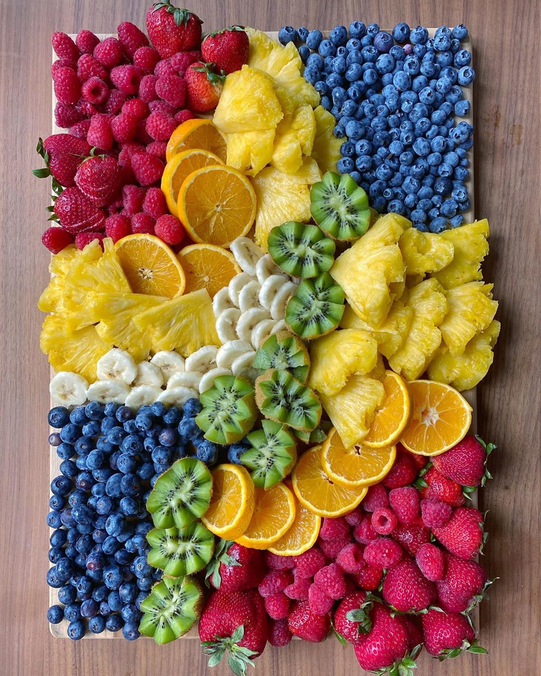 You can't even begin to handle this board of fruits.