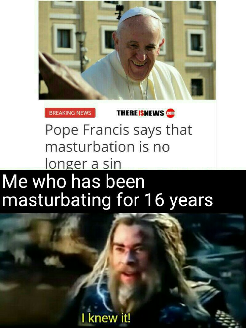 Pope is old news.