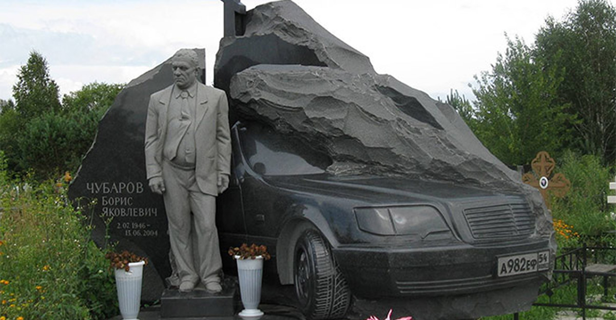 Russian gangsters get cooler tombstones than you.