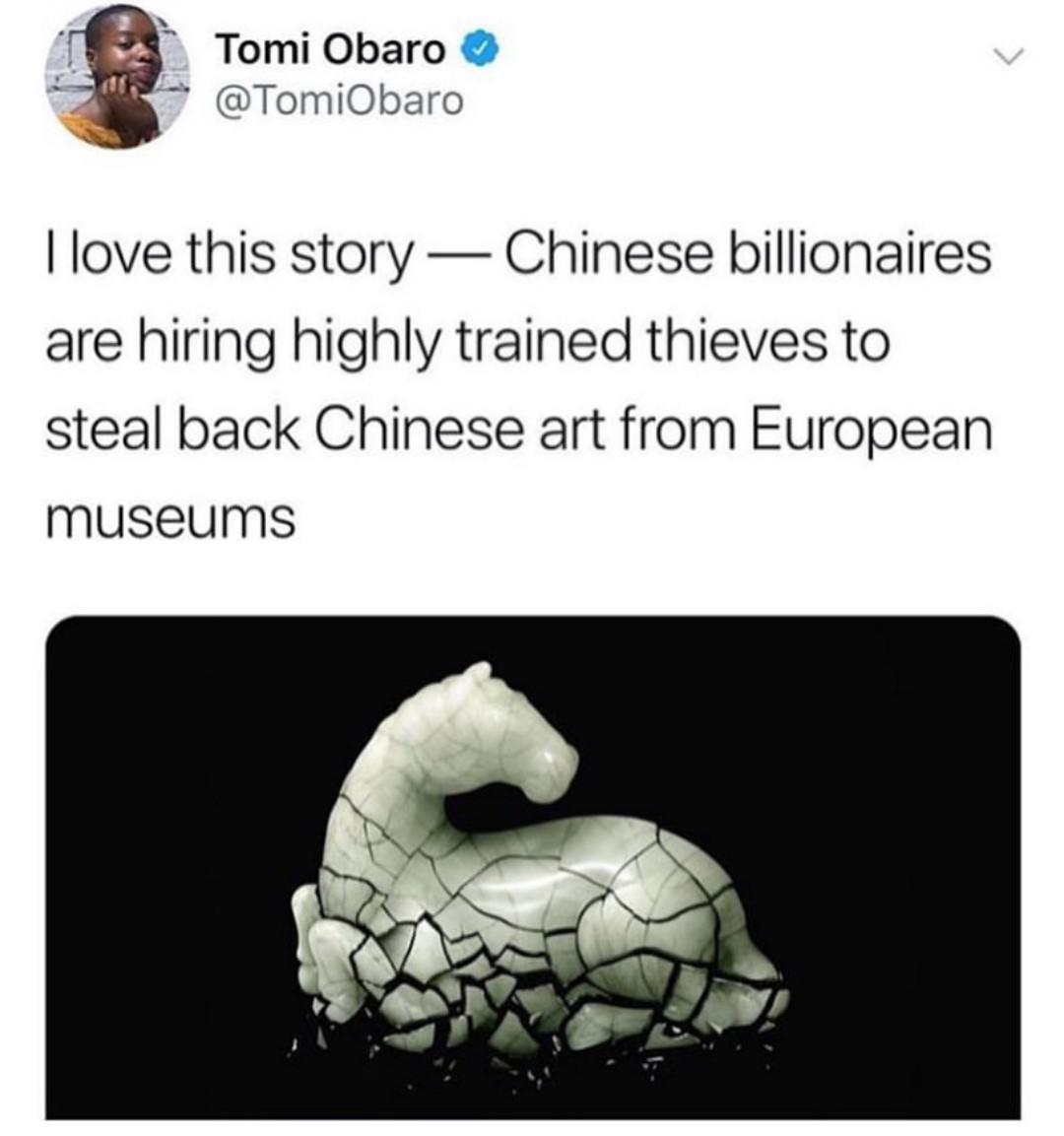 I weirdly support this. China OK-ish.