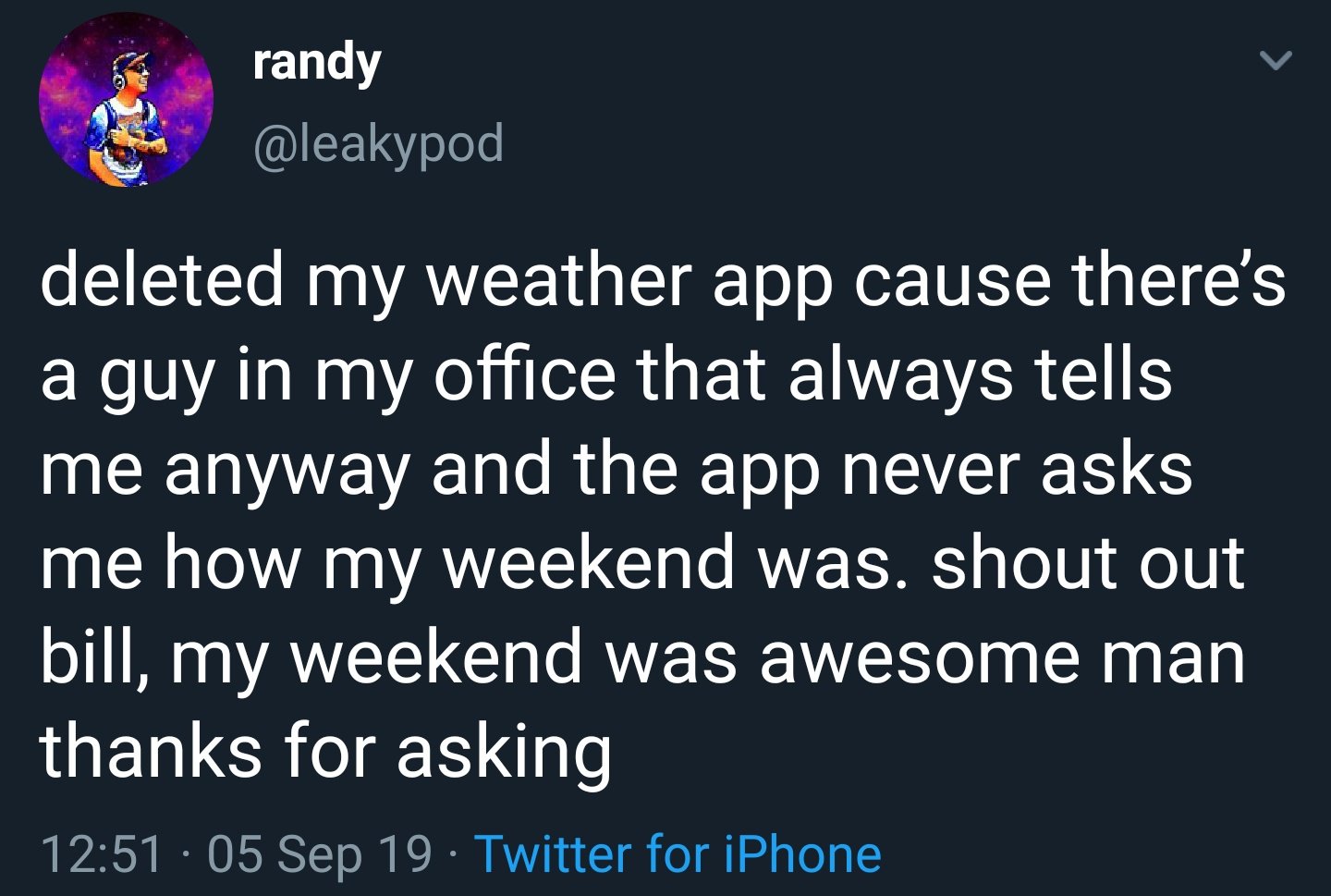 Billy is the low-tech weather all I didn't know I needed.