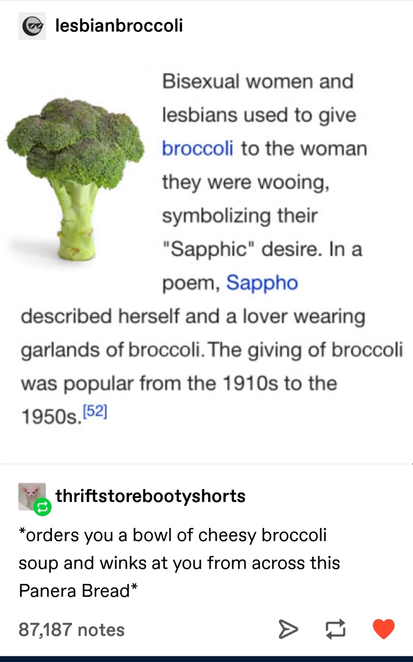 Dawn the broccoli of love.