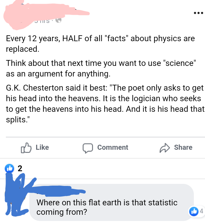 Science  is just a bunch of theory, hypotheses, and experiments...