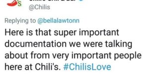 Good guy Chili’s