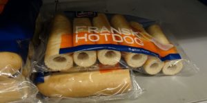Denmark sells hollowed out hot dog buns, by the way.