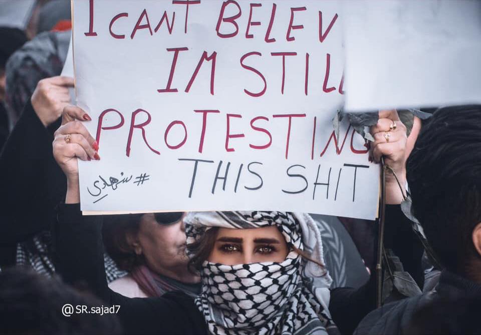 Iraq Women's day protests.