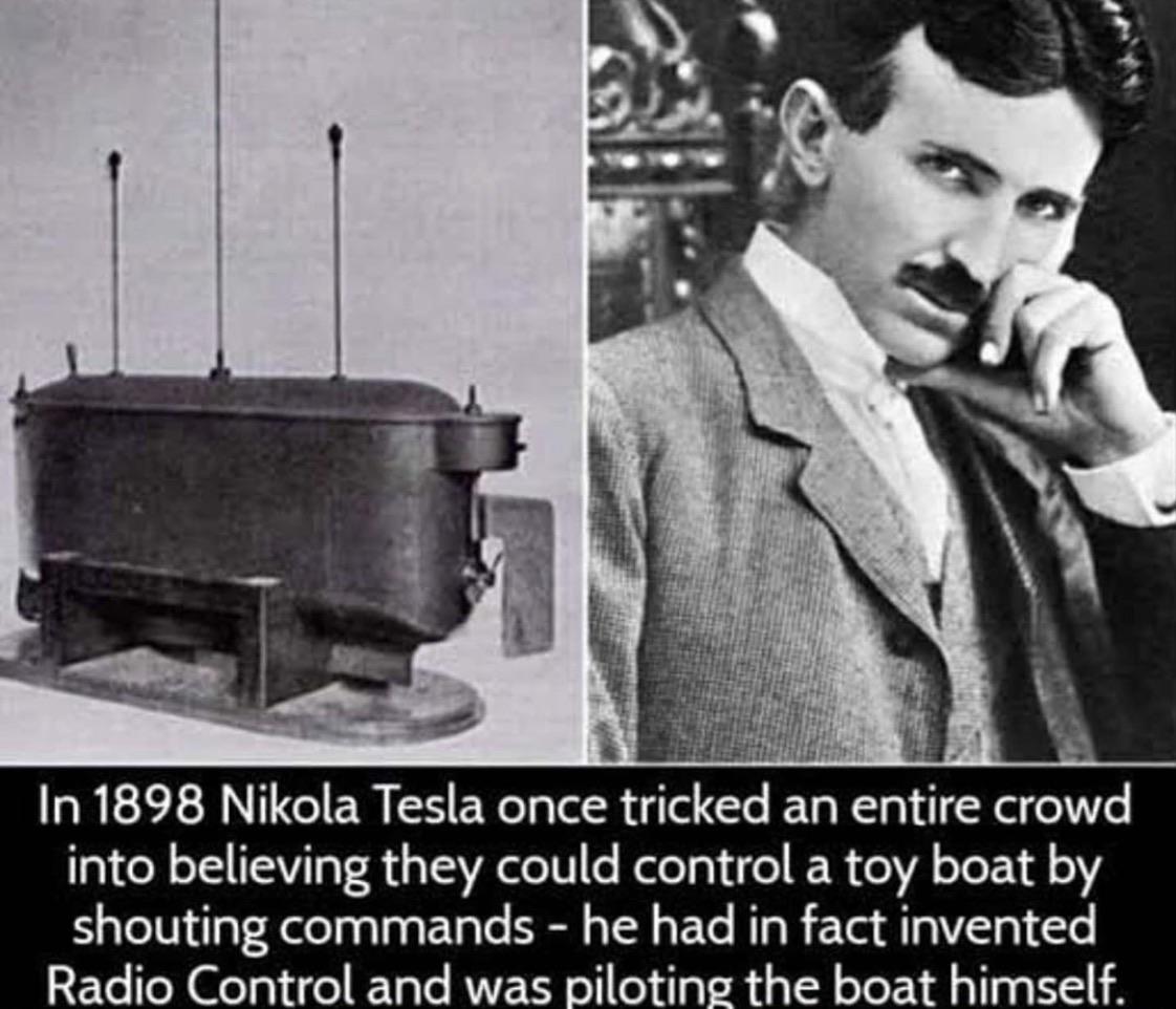 Tesla was an origin troll.