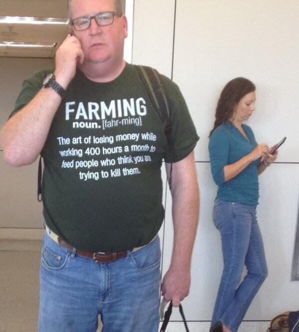 Farming, as it were.