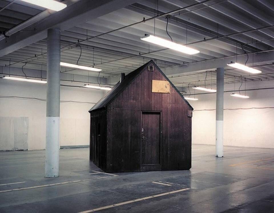 This is the Unabomber's cabin, stored in an FBI storage facility on an air force base in Sacramento.