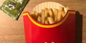 McDonalds in Japan offers seaweed flakes for your fries.
