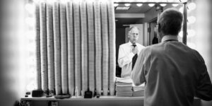 David Letterman kept a stack of paper cups in his dressing room, each one representing a completed show