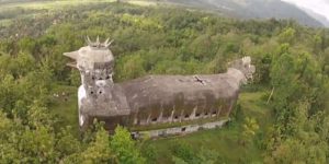 The Chicken Church built in the Indonesian jungle by a man who had a vision from god.