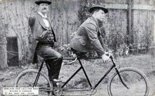 Biker bros circa 1890