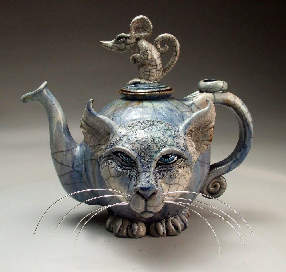 Teapots for cats people.