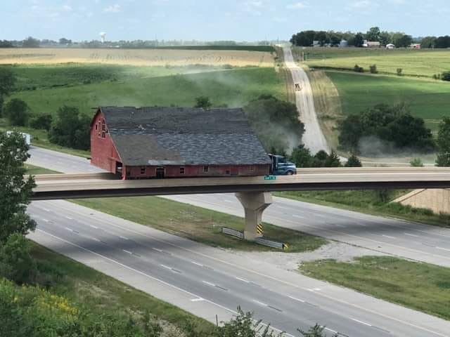 Just a barn road tripping through Nebraska.