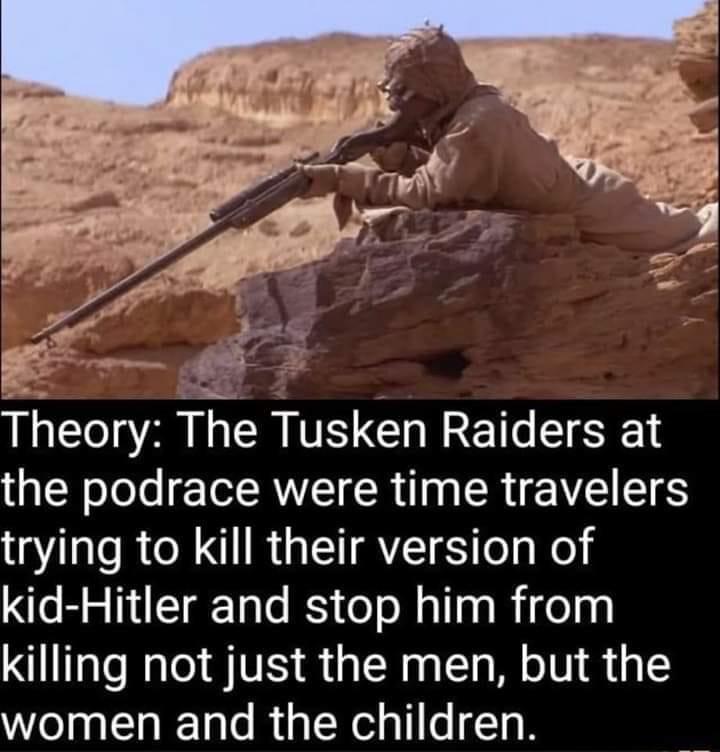 A Tusken Raiders spin off? I would watch it.