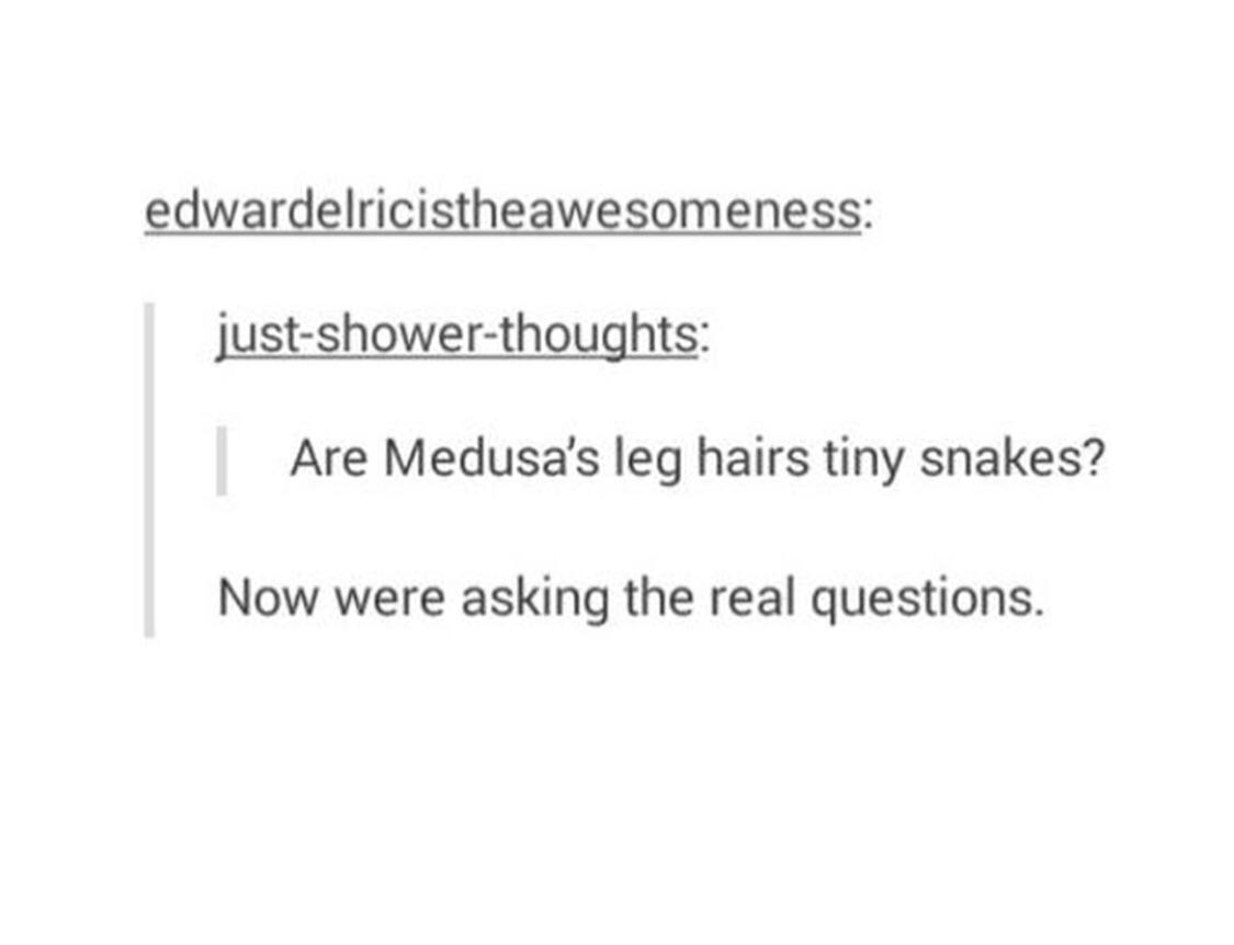 Medusa was a hot mess.