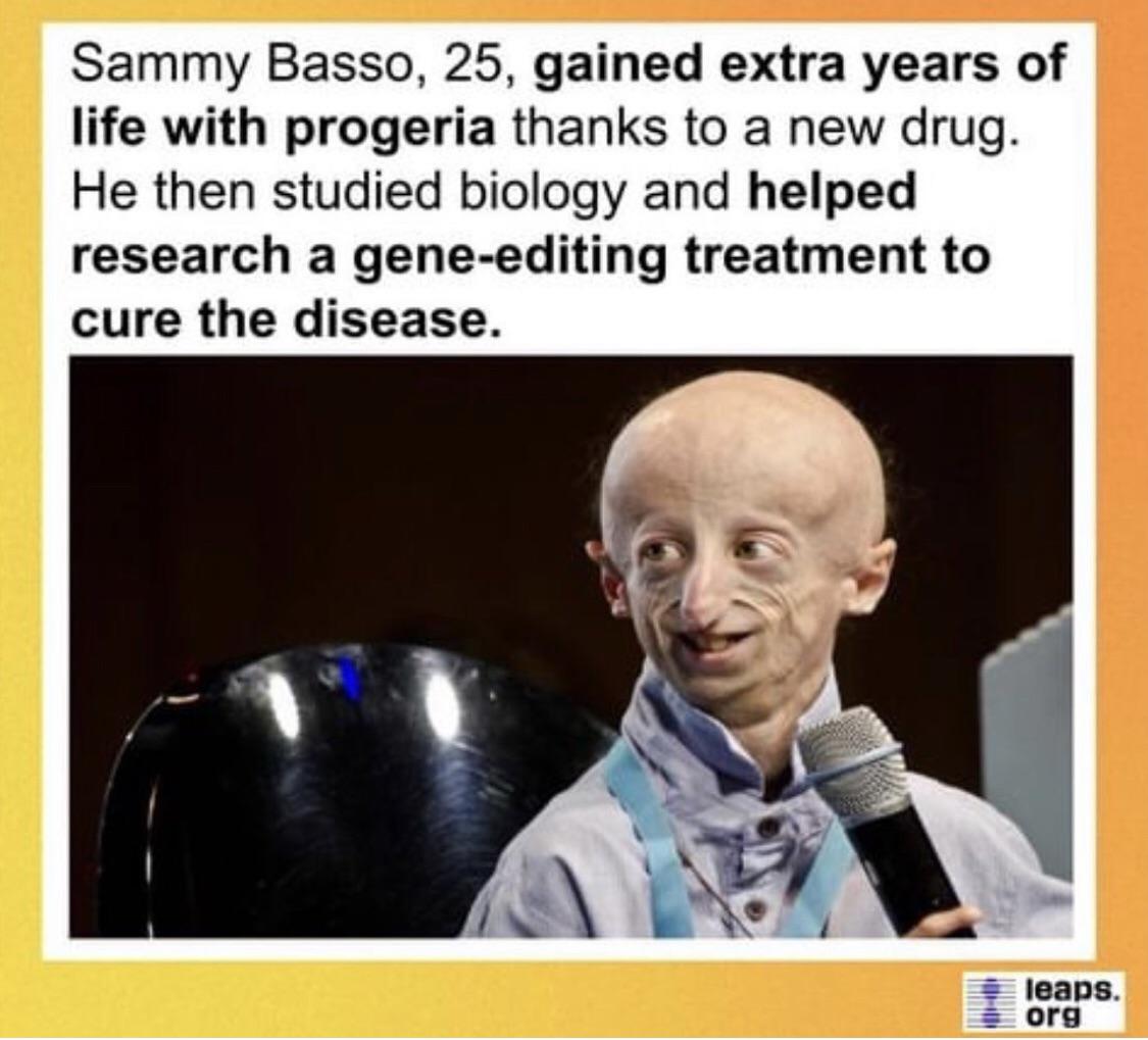 Meet Sammy Basso. 