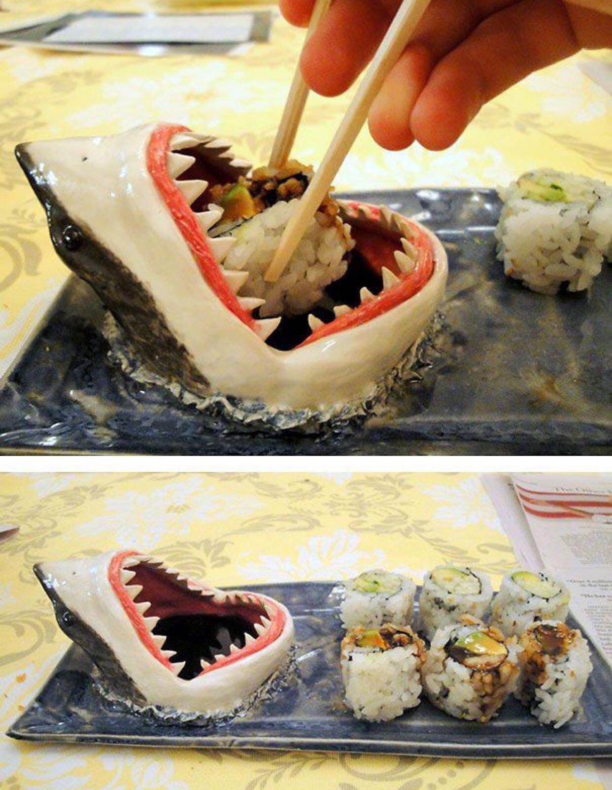 Shark week soy sauce...