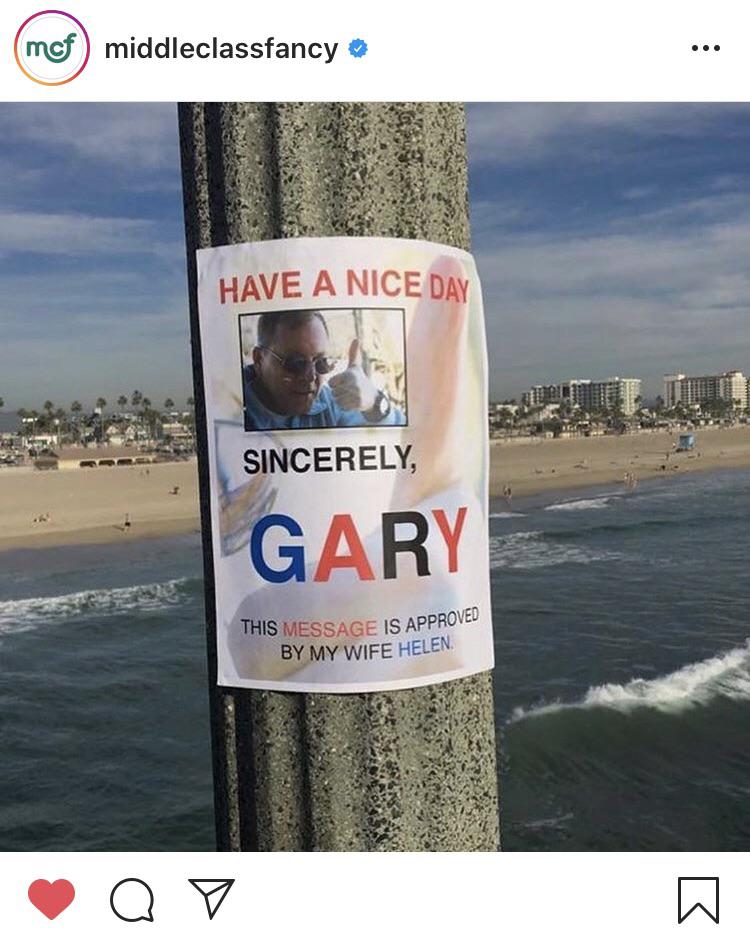 G'day Gary