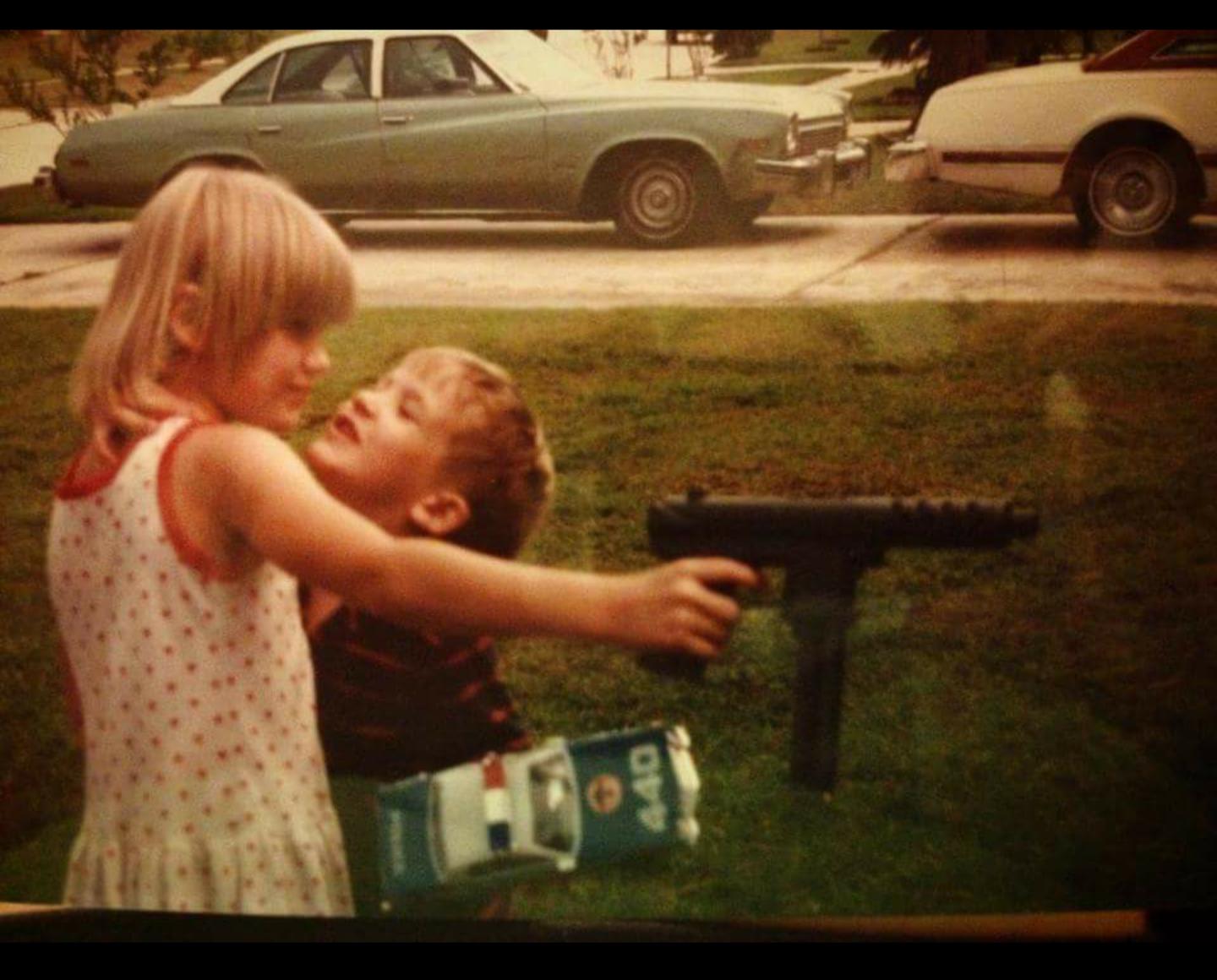 Before the orange tips came default on toy guns, circa 1985.