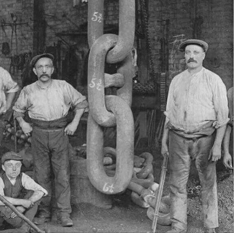 Titanic Anchor Gang, circa 1909