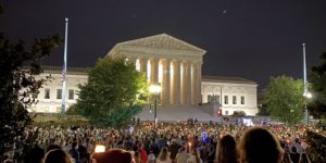 The U.S. Supreme Courts RBG vigil.