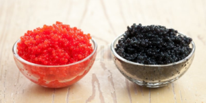 Caviar of a non-smoker salmon vs heavy smoker.