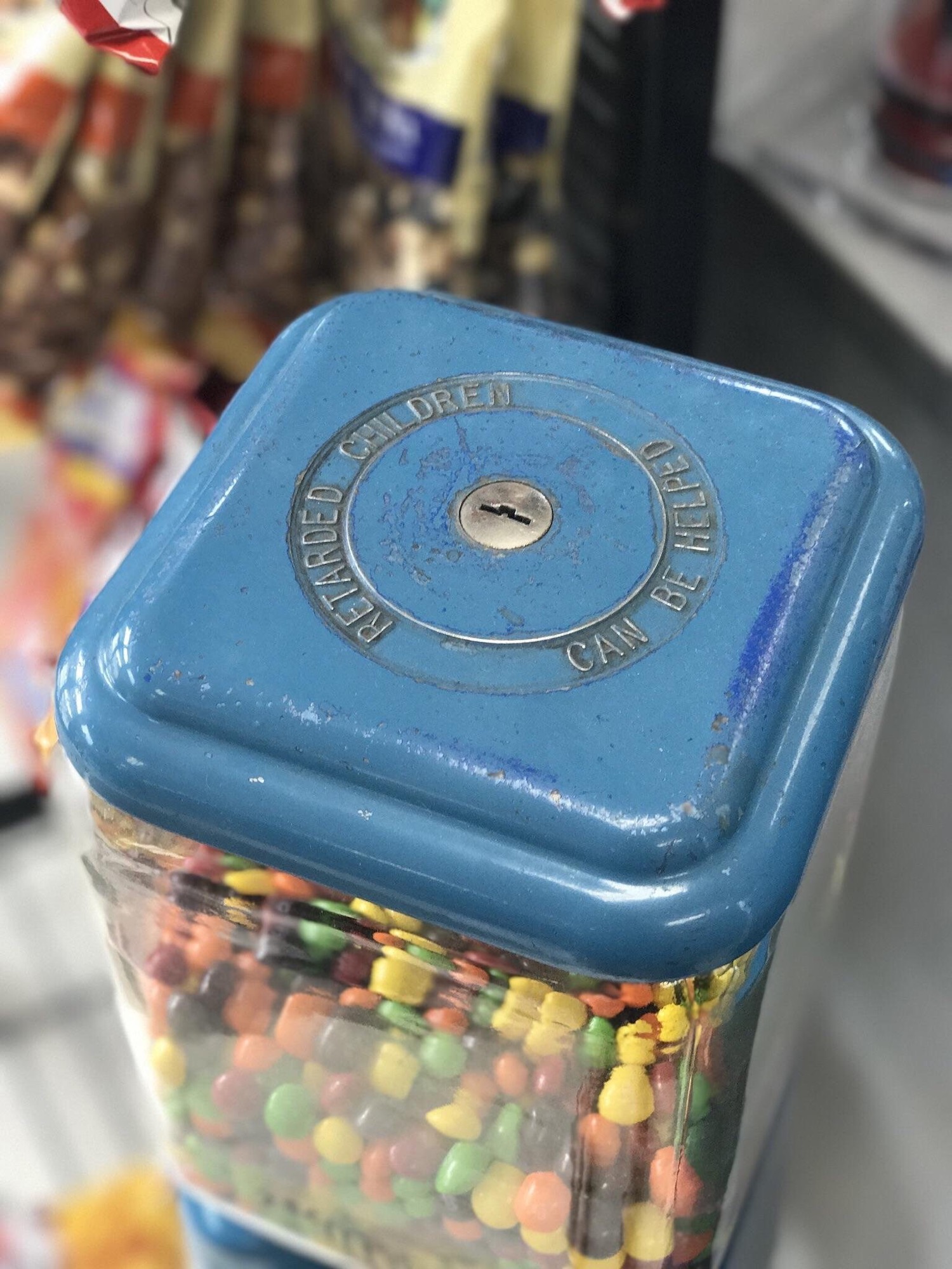 ~1974 candy dispensers had a different vibe about them...