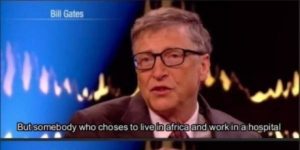 Modest Bill Gates.