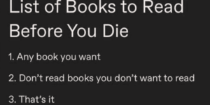 read whatever you want