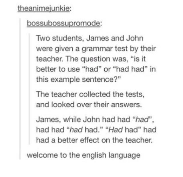 english, amirite?