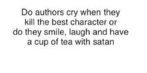 cup of tea with satan