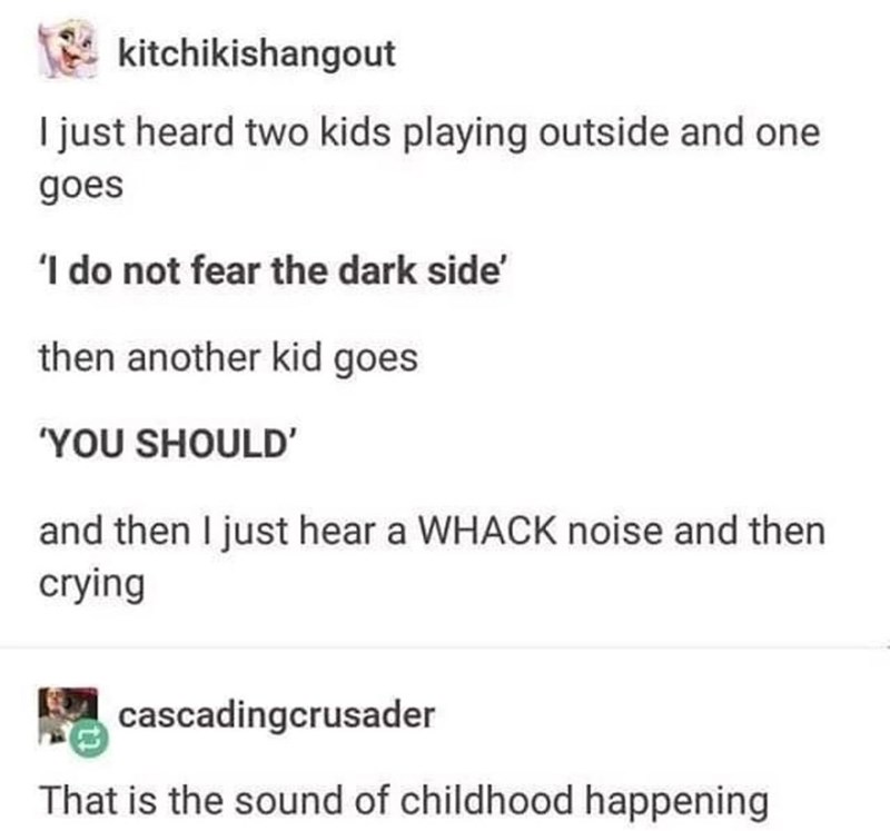 the sound of childhood