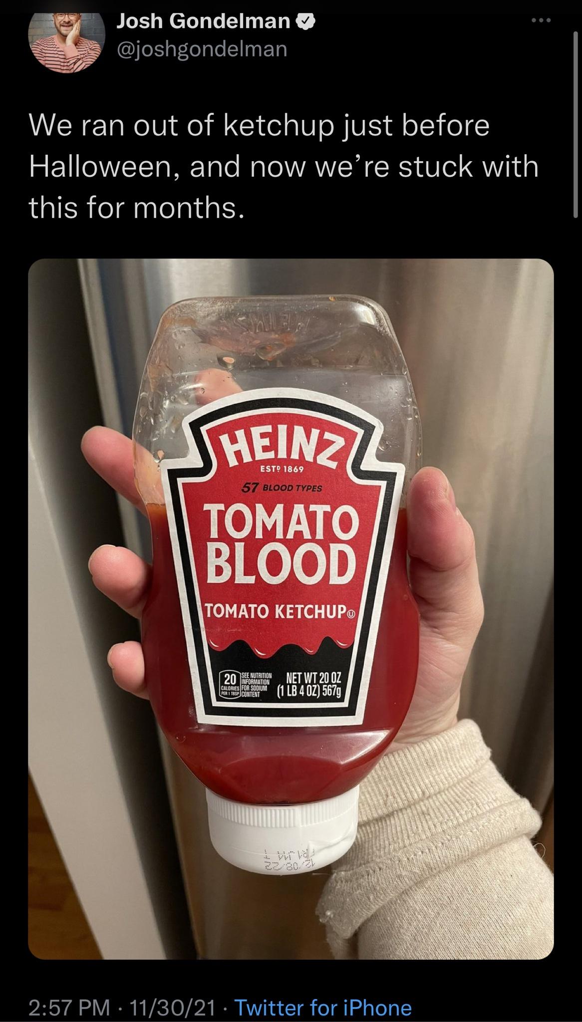 tomato blood