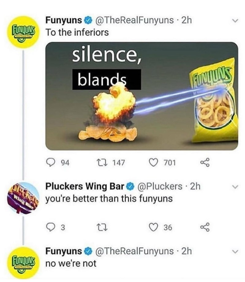 funyuns is starting a war